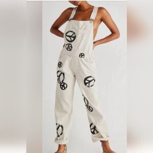 Free People Ziggy Harmony Overalls. Size S.